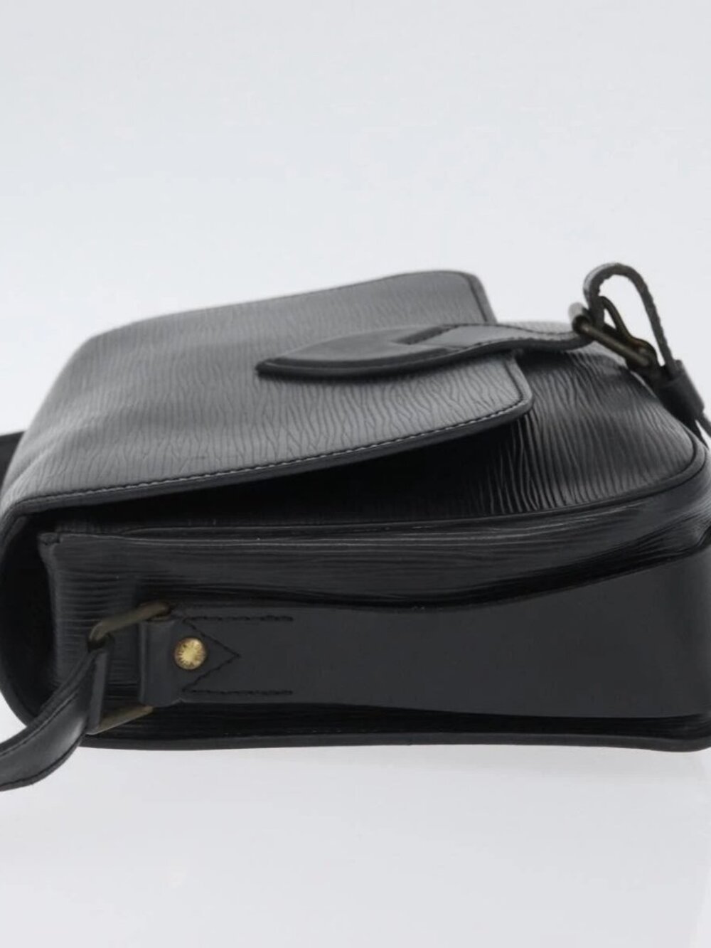 LOUIS VUITTON Epi Cartouchiere MM Shoulder Bag Black Noir M52242 LV Auth bs33662 - Picture 6 of 16